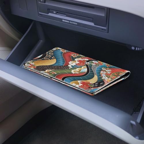 Organizador para auto de cuero miniatura 6