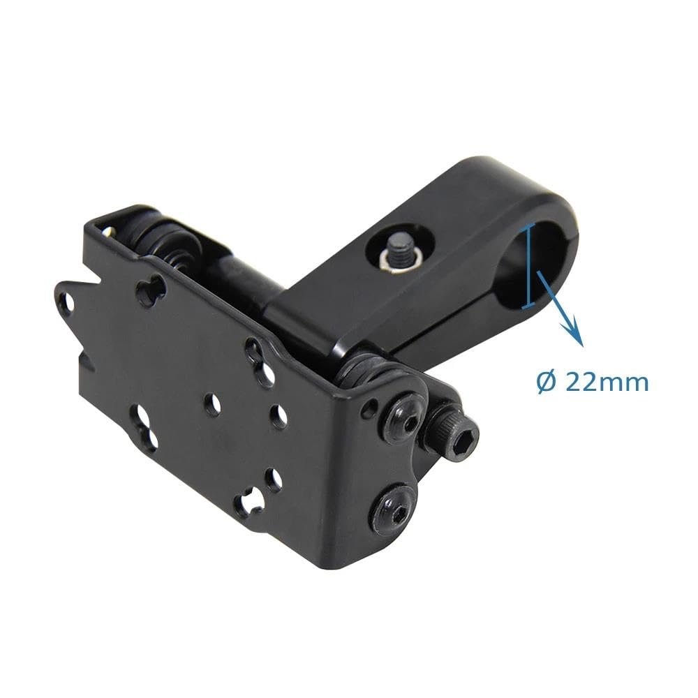 NVBHOF Supporto Navigazione Supporto Telefono GPS Nuovo per Supporto GPS Universale per Manubrio Ø 22mm con Supporto Morsetto Manubrio Supporto Piastra Navigazione GPS Telefono Cellulare (Size : C)