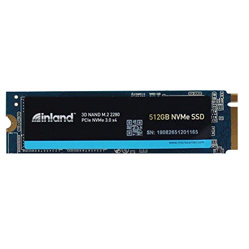 Inland Premium 512GB 3D NAND M.2 2280 PCIe NVMe 3.0 x4 Internal Solid