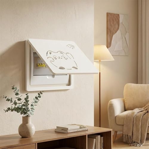 Couvercle décoratif tableau électrique Chat 25x20cm pour la maison