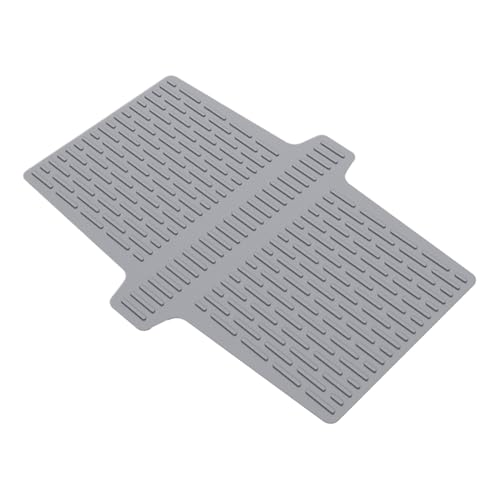 Alfombrilla divisoria para fregadero de silicona – Diseño ultrafino, ultra suave, inodoro | Protector para puente fregadero | Para proteger vasos vajilla, desagüe grifo, antideslizante resistente