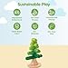 PlanToys® Montessori Wooden Tree Stacking Toy | Educational Color Sorting & Fine Motor Skill Playset for Toddlers | Sustainable & Safe Wooden Learning Toy