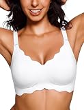 Sostenidor Sense Cèrcols Samarreta Jelly Bra Sense Costures Suau Sense Cèrcols Blanc M