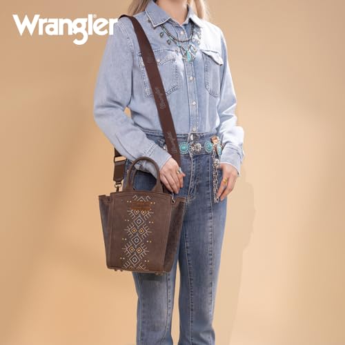 Bolso Wrangler Western para mujer con bordado azteca miniatura 2