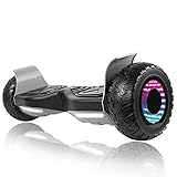 XPRIT 8.5'' All Terrain Off-Road Hoverboard w/Bluetooth Speaker, LED Lights, UL2272 Certified