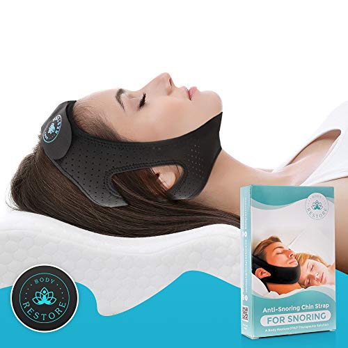 Anti Snoring Chin Strap Devices - Premium Quality, Breathable & Comfortable Material, Snore