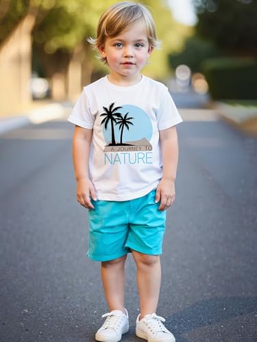 Summer Hawaiian Shirts for Boys, Print Tank Tops and Orange Shorts Beach Vacation Clothes for kids3