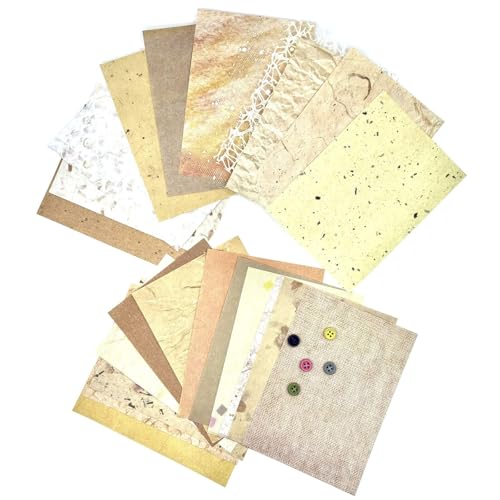 image for Generic Textured Scrapbook Paper Mesh Fabric - Junk Journal Supplies A