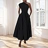 Kwunbwa One Shoulder Dresses for Women Elegant Asy... #5