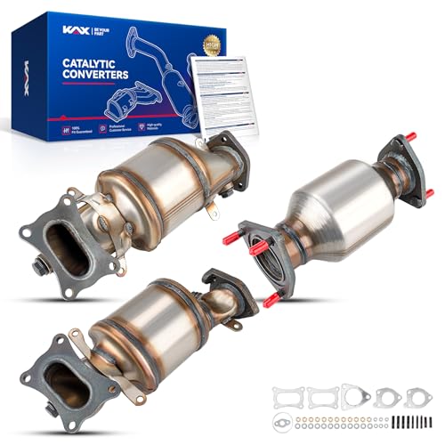 KAX Catalytic Converter Compatible with Honda Pilot/Ridgeline/Odyssey/Accord 3.5L 2008-2015,Crosstour 3.5L 2012-2015, Acura RL 3.7L 2009-2012, RDX 3.5L 2013-2017, TSX/TL 3.5L 2010-2014(EPA Compliant)