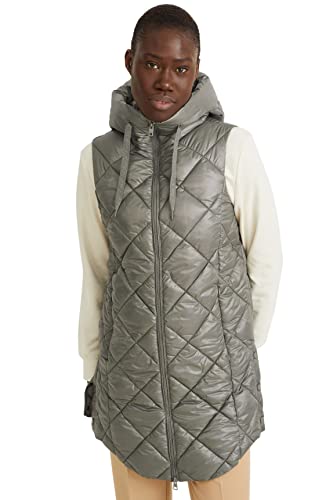 C&A Damen Steppweste Polyester grün 48