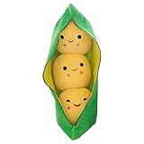Largement applicable : le jouet en peluche Pea sert non seulement de jolie décoration dans la pièce, mais peut également servir d'oreiller ou de coussin et améliorer le confort de votre vie.