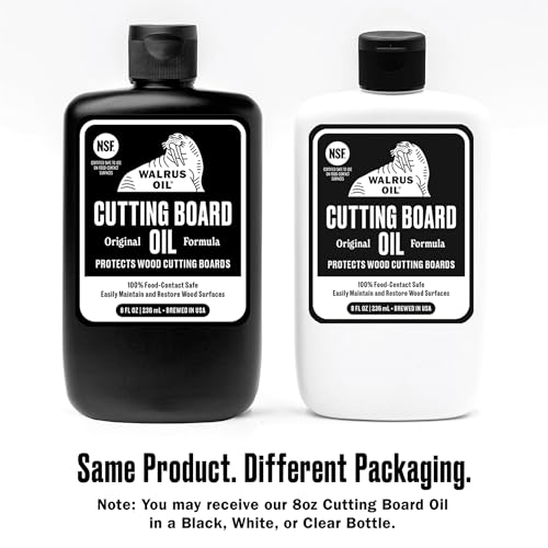 Image of WALRUS OIL - Cutting Board Oil and Wood Wax Set. For Cutting Boards, Butcher Blocks, Wooden Spoons, and Bowls. 100% Food-Safe. (Pack of 2)
