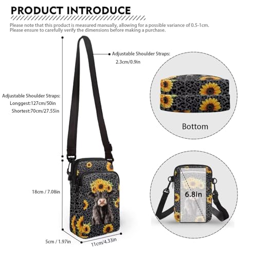Image of Xpyiqun Small Crossbody Bag Women Phone Purses Sling Shoulder Handbag Cross Body Pouch Wallet Bags