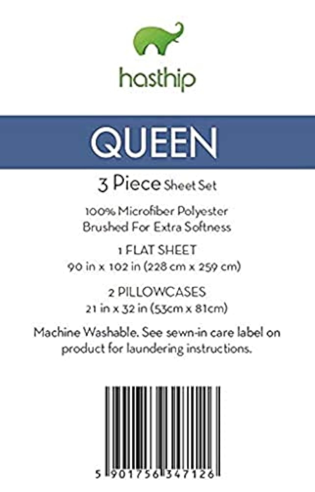 King Size Microfiber Bedsheet Set, 3-Piece Warm Winter