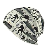 GJLNTRF Mountain Big Sasquatch Foots Beanie Hat Warm Skull Cap Sasquatch hat Adult Knitted Hat Baggy Slouchy Chemo Cap for Women Men