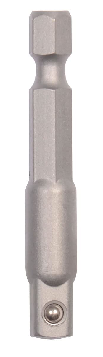 Projahn 1/4 Zoll Bit Adapter – 50 Mm Lang, Für Stecknüsse, Chrom-Vanadium-Stahl, Professionell