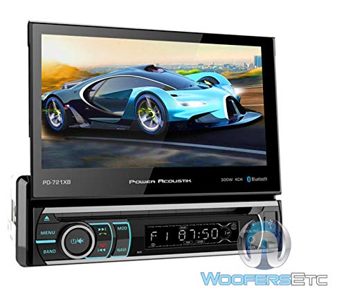 Power Acoustik PD-721XB 7" CD DVD MP3 USB SD AUX Bluetooth 300W Amplifier