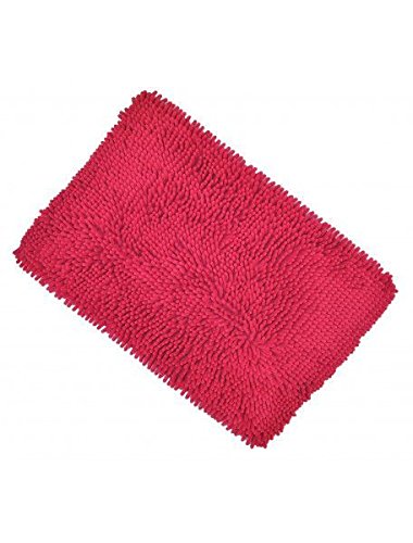 Confort Home M.T - Mercury - Alfombra Baño Antideslizante 50 x 70 cm Microfibra Suave Absorbente - Fucsia -