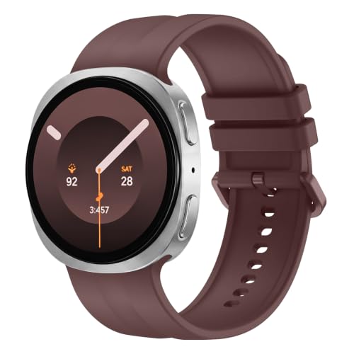 HAYONLIY �X�|�[�c�o���h Samsung Galaxy Watch 9 �o���h (2026�N) �Ή� ���ԂȂ� �\�t�g�V���R�� �����p�X�g���b�v �����Y ���f�B�[�X