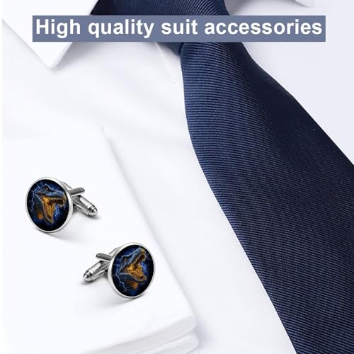 Mancuernillas redondas CASOWAT para hombre miniatura 4