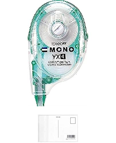 トンボ鉛筆 修正テープ MONO モノYX 4.2mm CT-YX4 【× 4 個 】 + 画材屋ドットコム ポストカードA