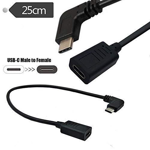 Amazon | USB Type C 変換アダプタ、USB C to USB C(L字オスにメス