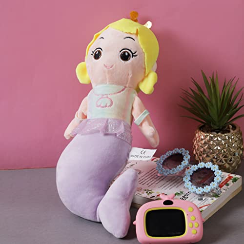 Image of A Little Swag Soft Mermaid Doll Princess Stuffed Plush Toys for Birthday Theme Gift Present Home Decoration for Kids Girls (25 cms)