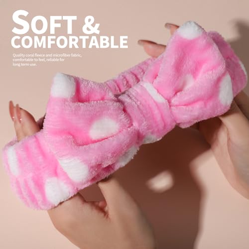 image for Teenitor Makeup Headband, Spa Headband, Bow Headbands, Headbands for W