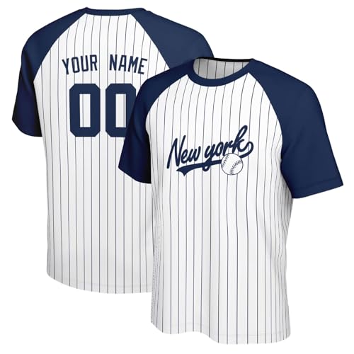 Image of ANTKING T-Shirt Custom Name Number Crewneck Short Sleeve for Men Youth Gifts