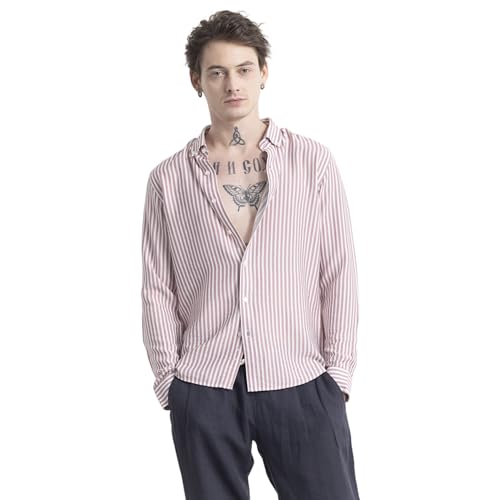 Image of SNITCH Stripehaven Mauve Stripe Shirt