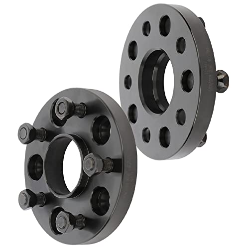 Ineedup 20mm 5x120 Hubcentric Wheel Spacers 66.9mm Center Bore with 14x1.5 Studs Black 2Pcs 5 Lug Wheel Spacers 20mm Thickness Fit for LaCrosse 2013-2016 for SS 2014-2016