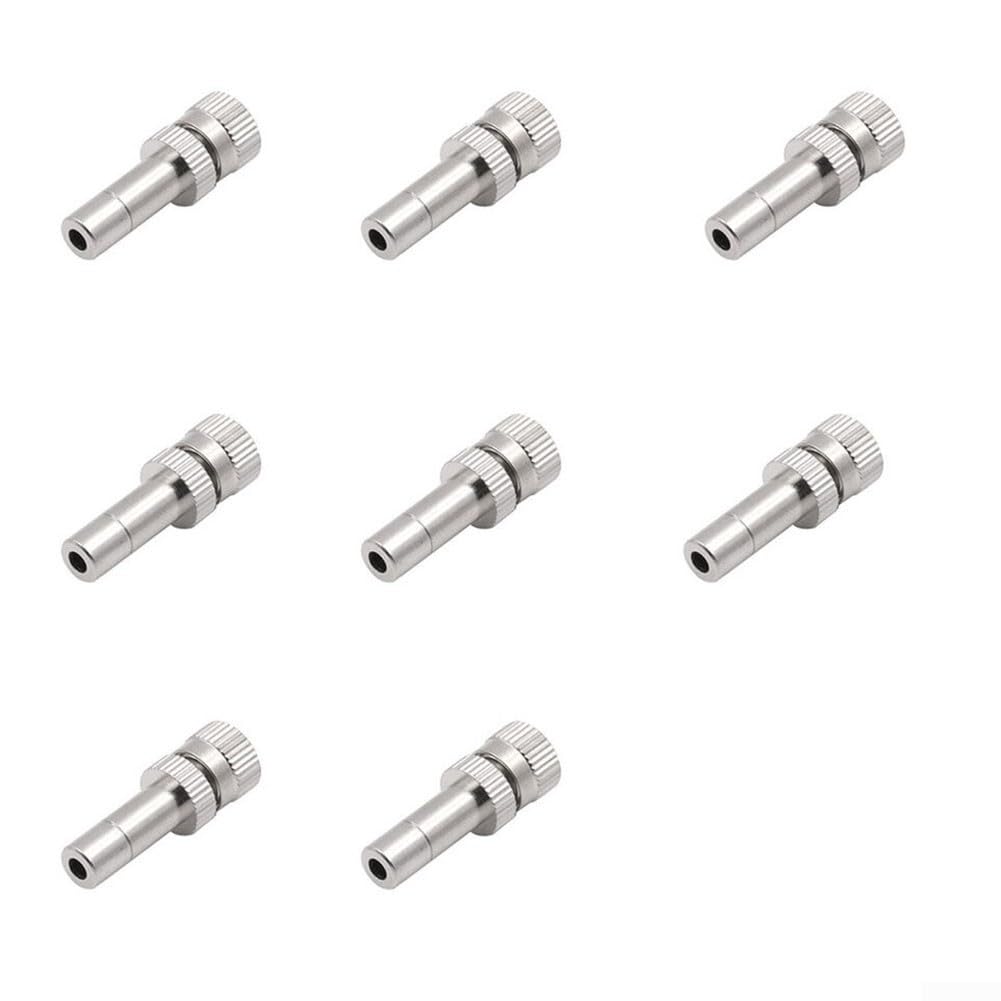 10Pcs/Set Misting Nozzles, Sprinkler Heads Atomizing Nozzle For Lawn Nursery Patio Garden Watering Irrigation(0.3mm)