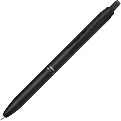 Zebra Sarasa Grand Gel Pen, Limited Edition Monochrome Series Black, Fine 0.5mm, Water-Based Black Ink (P-JJ57-MC-BK)
