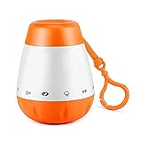 Sicheres Material. Der Schlafschnuller besteht aus sicherem Material für Babys und bietet eine freundliche Spielumgebung. Leicht und Mini-Größe für Reisen und den Außenbereich geeignet. Sie können es um einen Kinderwagengriff, Kinderbetten und einen Kindersitz usw. hängen.