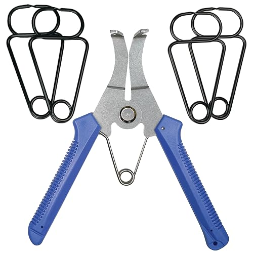 IRONSTAR Miter Spring Clamps Pliers for Woodworking, Including 4 Spring Clamps