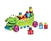Fisher-Price Stack 'n Surprise Blocks Musical Croc Block Wagon
