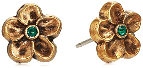 A21Ecuprg:buttercup Stud Earrings:rafaelian Gold:green #TOP11