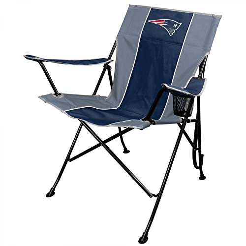 NFL Portable Folding Tailgate Chair with Cup Holder and Carrying Case