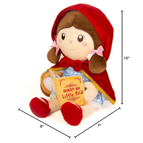 Cuddle Barn - Lil Red Storyteller Red Riding Hood Fun Animated Plush Storytelling Stuffed Toy, 10 inches - Image 9
