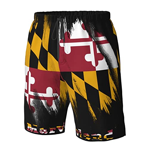 Men's Beach Shorts Drawstring Quick Dry Running Athletic Shorts Comfortable Loose Gym Shorts Swimsuit Pants with Pockets