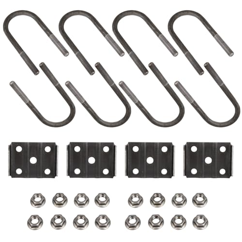 WHEELTECH New Heavy Duty Trailer Axle 5 1/2 inch U Bolts 1/2