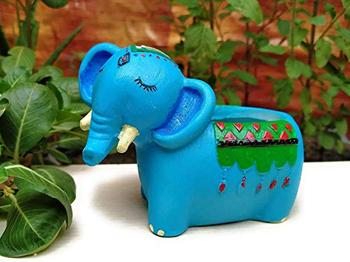 Image of Resin Pots Planter Animals Shape Resin Succulent Pot Succulent Planter Flower Pots Indoor Container for Garden and Office Table (3 Animal Combo Pot), Multicolor