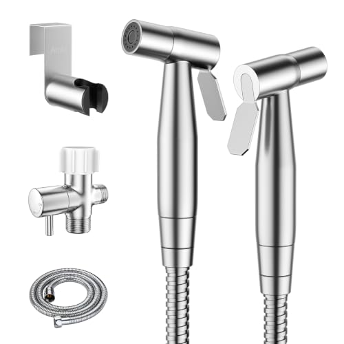 Arofa 2 Pack Handheld Bidet Sprayer for Toilet, Adjustable Water Pressure
