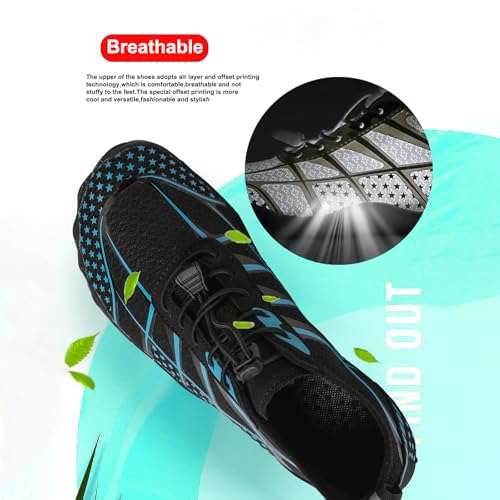 Image of Hike Barefoot Shoes Women Men Pro Water Footwear Wide Toe Box Non-Slip Unisex Athletic Outdoor Running Shoes