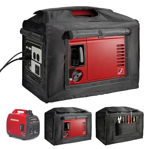 Joramoy Generator Cover While Running,Opened Double-layer 600D Portable Generator Tent for Outside...