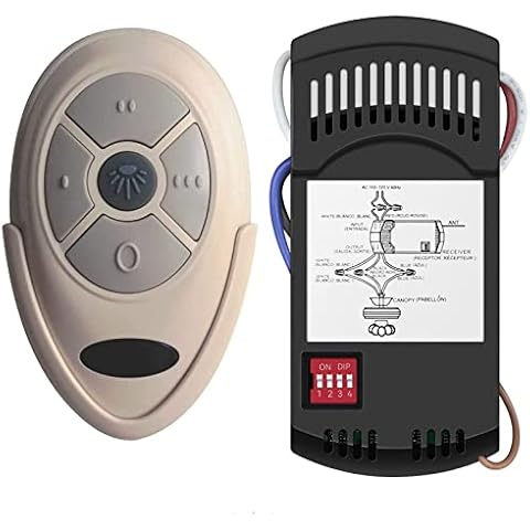 Universal Ceiling Fan Remote Control Kit Dimmable, Replacement for Hampton Bay, Hunter,Allen+Roth Kichler, FAN-28R L3HFAN35T1 FAN-35T1 L3HFAN35T FAN-35T KUJCE9603 UC7202T CHQ7202T Cover