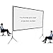 Projector Screen Stand for Foldable Portable Projector Screen Outdoor Projector Movies Screen for Front and Rear Projection Also Adjustable Background Stand for 100-120 inch Screen