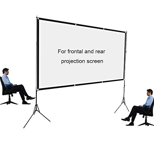 Soporte de pantalla para proyector de trípode portátil regulable para cine en casa exterior 3