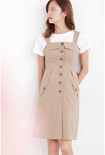 Amazon Co Jp ジルバイジルスチュアート Jill By Jillstuart トレンチエプロンワンピース ベージュ M 服 ファッション小物